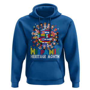 Hispanic Heritage Month Hoodie Herencia Hispana Celebration Hispanic Americans TS02 Royal Blue Print Your Wear