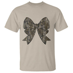 Camo Coquette Bow Duck Hunting T Shirt Retro Camouflage TS02 Sand Print Your Wear