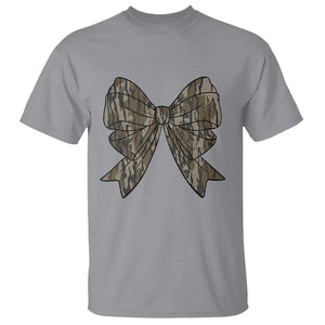 Camo Coquette Bow Duck Hunting T Shirt Retro Camouflage TS02 Sport Gray Print Your Wear