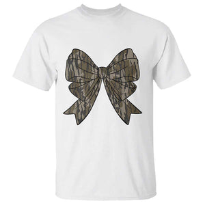 Camo Coquette Bow Duck Hunting T Shirt Retro Camouflage TS02 White Print Your Wear