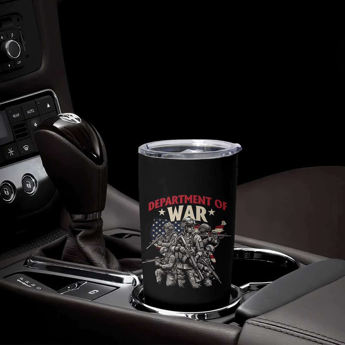 Department of War Est 2025 Tumbler Cup Patriotic Combat Squad Tactical Soldiers Graphic TS02 Print Your Wear