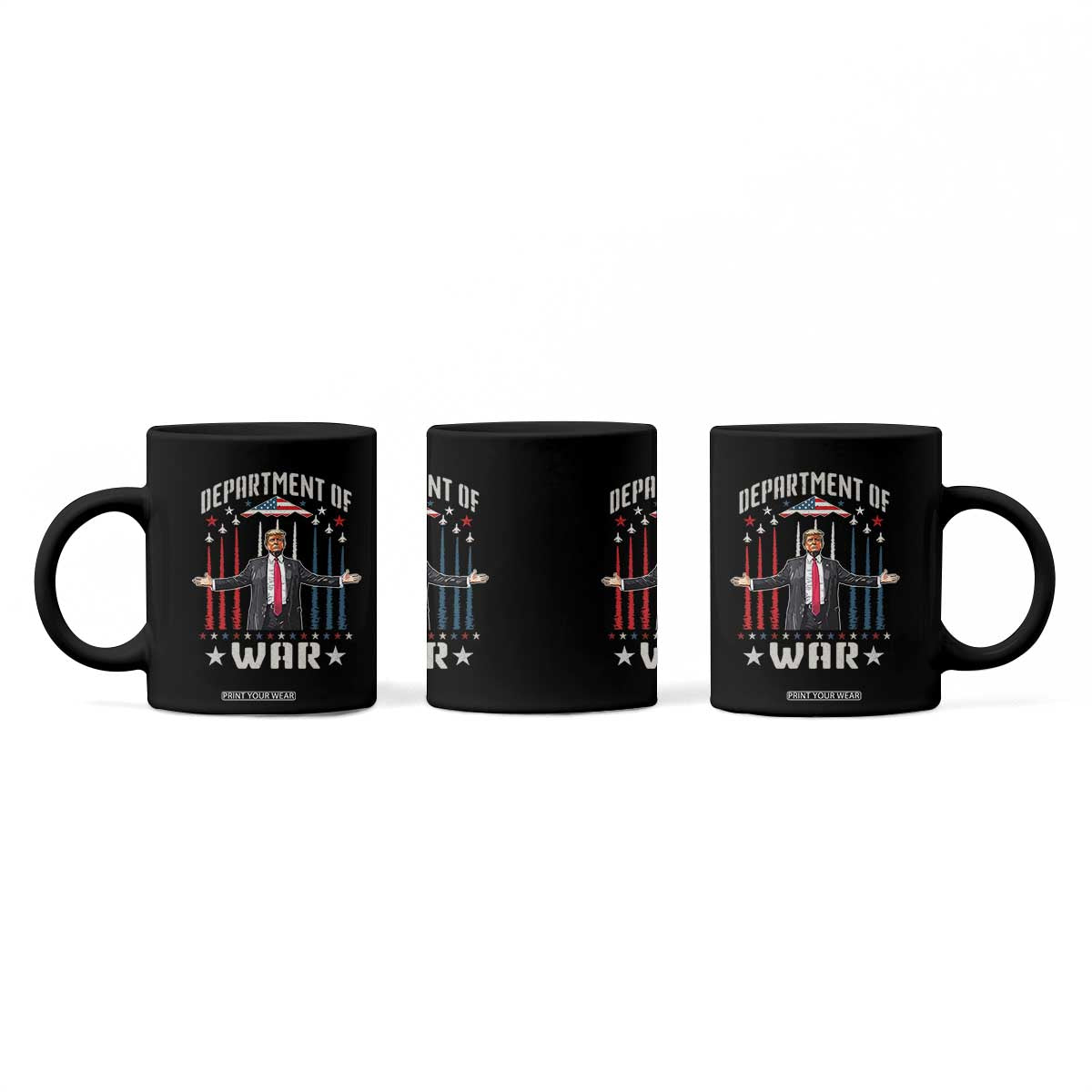 Department of War Est 2025 Coffee Mug Trump Patriotic Political B2 Spirit Operation Midnight Hammer TS02 Print Your Wear