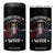 Department of War Est 2025 4 in 1 Can Cooler Tumbler Trump Patriotic Political B2 Spirit Operation Midnight Hammer TS02 One Size: 16 oz Black Print Your Wear