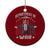 Department of War Est 2025 Ceramic Ornament Trump Patriotic Political B2 Spirit Operation Midnight Hammer TS02 1pc Red Print Your Wear