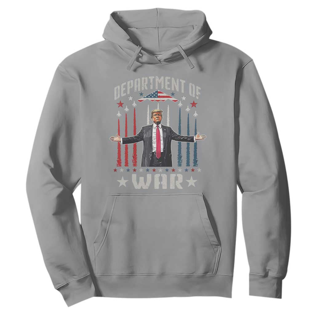 Department of War Est 2025 Hoodie Trump Patriotic Political B2 Spirit Operation Midnight Hammer TS02 Sport Gray Print Your Wear