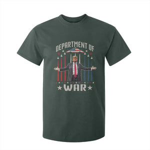 Department of War Est 2025 T Shirt For Kid Trump Patriotic Political B2 Spirit Operation Midnight Hammer TS02 Dark Forest Green Print Your Wear