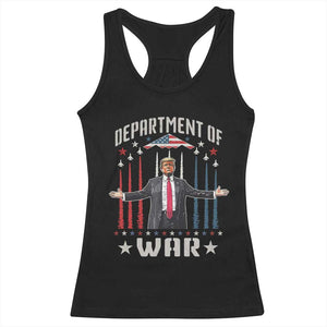 Department of War Est 2025 Racerback Tank Top Trump Patriotic Political B2 Spirit Operation Midnight Hammer TS02 Black Print Your Wear