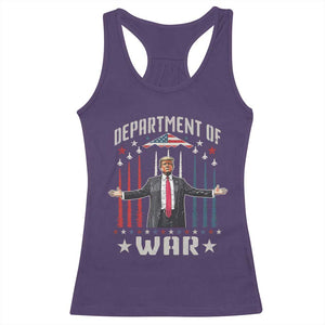 Department of War Est 2025 Racerback Tank Top Trump Patriotic Political B2 Spirit Operation Midnight Hammer TS02 Purple Print Your Wear