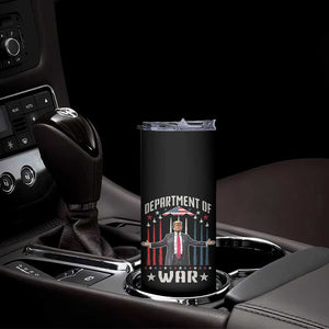 Department of War Est 2025 Skinny Tumbler Trump Patriotic Political B2 Spirit Operation Midnight Hammer TS02 Print Your Wear