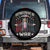 Department of War Est 2025 Spare Tire Cover Trump Patriotic Political B2 Spirit Operation Midnight Hammer TS02 No hole Black Print Your Wear