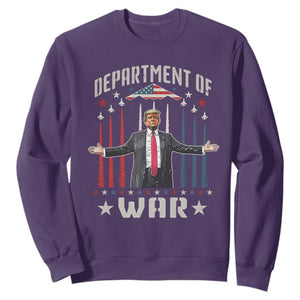 Department of War Est 2025 Sweatshirt Trump Patriotic Political B2 Spirit Operation Midnight Hammer TS02 Purple Print Your Wear