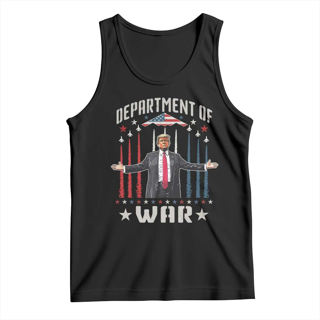 Department of War Est 2025 Tank Top Trump Patriotic Political B2 Spirit Operation Midnight Hammer TS02 Black Print Your Wear