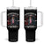 Department of War Est 2025 Tumbler With Handle Trump Patriotic Political B2 Spirit Operation Midnight Hammer TS02 One Size: 40 oz Black Print Your Wear