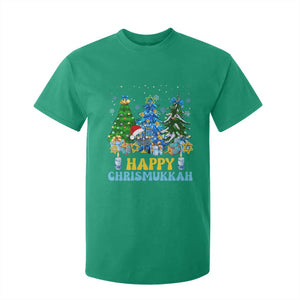 Christmas Hanukkah T Shirt For Kid Merry Christmukkah Jewish Christmas Trees Chanukah TS02 Irish Green Print Your Wear