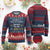 Funny Jewish Ugly Christmas Sweater I'm Not Full Blooded Jew I'm Jewish Chanukah Ugly Sweater Hanukkah TS02 Burgundy Print Your Wear