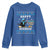 Funny Hanukkah Cat Youth Sweatshirt Happy Hanukcat Drinking Black Cat Jewish Menorah Chanukah TS02 Royal Blue Print Your Wear