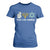 Peace Love Hanukkah T Shirt For Women Retro Chanukah Jewish Menorah Star of David TS02 Royal Blue Print Your Wear