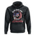 Abraham Lincoln Hoodie Drinking Like Lincoln Abe American Flag TS02 Black Print Your Wear