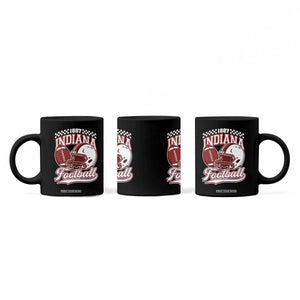 Indiana Pride Football Lover Coffee Mug Retro IN for Sport Fans TS02 Print Your Wear