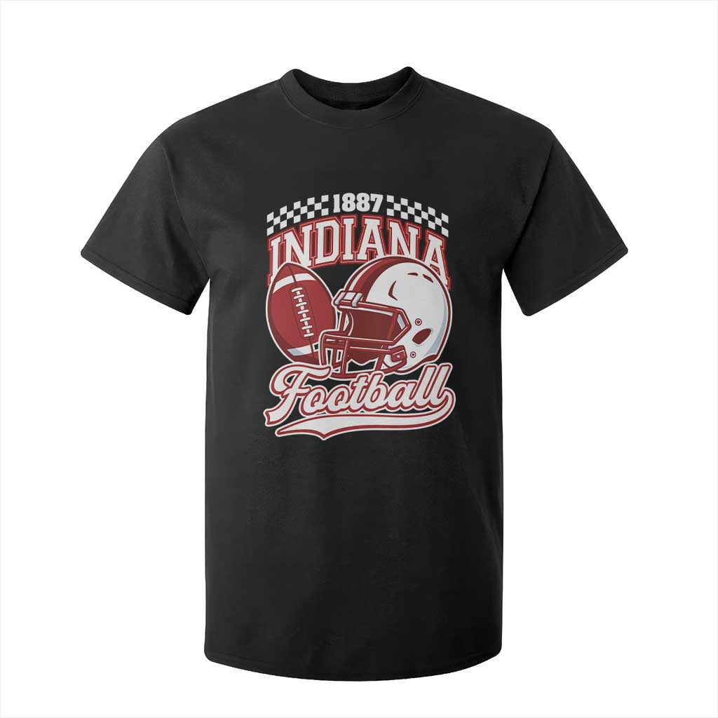 Indiana Pride Football Lover T Shirt For Kid Retro IN for Sport Fans TS02 Black Print Your Wear
