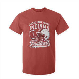 Indiana Pride Football Lover T Shirt For Kid Retro IN for Sport Fans TS02 Red Print Your Wear