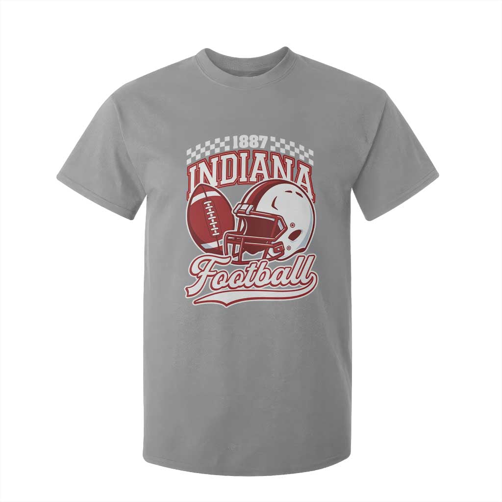Indiana Pride Football Lover T Shirt For Kid Retro IN for Sport Fans TS02 Sport Gray Print Your Wear