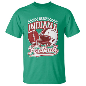Indiana Pride Football Lover T Shirt Retro IN for Sport Fans TS02 Irish Green Print Your Wear