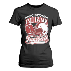 Indiana Pride Football Lover T Shirt For Women Retro IN for Sport Fans TS02 Black Print Your Wear