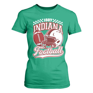 Indiana Pride Football Lover T Shirt For Women Retro IN for Sport Fans TS02 Irish Green Print Your Wear
