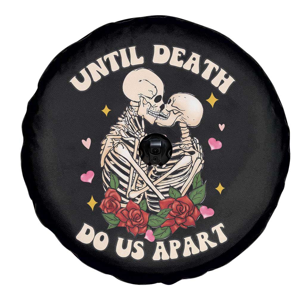 Couple Skeleton Spare Tire Cover Until Death Do Us Apart Valentines Halloween TS02 Print Your Wear