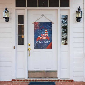 USA 250th Anniversary 1776 2026 Fireworks Garden Flag - Red White Blue - 250 Years of Freedom Celebration TS02 Print Your Wear