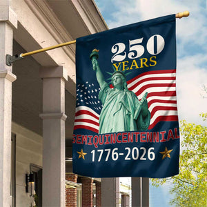 250 Years Semiquincentennial 1776 2026 Garden Flag Statue of Liberty Patriotic Celebration TS02 Print Your Wear