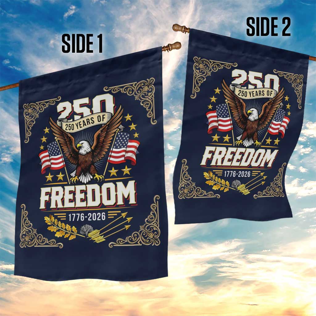 250 Years of Freedom 1776 2026 Patriotic Eagle Garden Flag America 250th Anniversary Tribute TS02 Print Your Wear