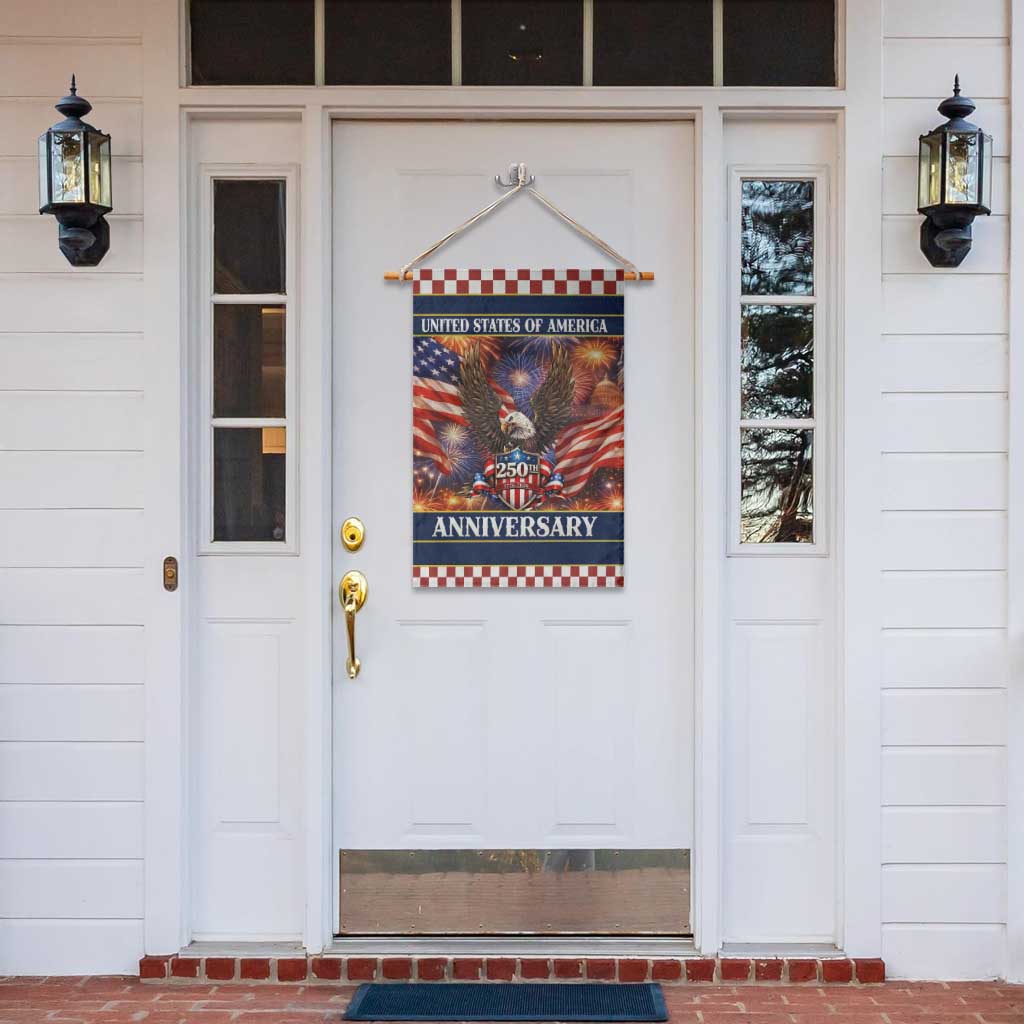 United States of America 250th Anniversary Garden Flag USA 1776 2026 Patriotic Eagle Fireworks TS02 Print Your Wear