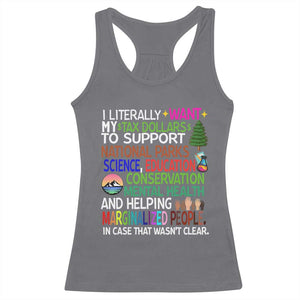 I Literally Want My Tax Dollars To Support National Park Racerback Tank Top TS02 Charcoal Print Your Wear