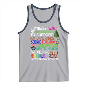 I Literally Want My Tax Dollars To Support National Park Tank Top TS02 Athletic Heather Navy Print Your Wear