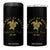 Gulf Of Mexico Turtle 4 in 1 Can Cooler Tumbler Foxtrots Deltas Tangos TS02 One Size: 16 oz Black Print Your Wear
