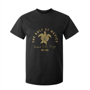 Gulf Of Mexico Turtle T Shirt For Kid Foxtrots Deltas Tangos TS02 Black Print Your Wear