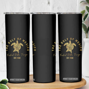 Gulf Of Mexico Turtle Skinny Tumbler Foxtrots Deltas Tangos TS02 Print Your Wear