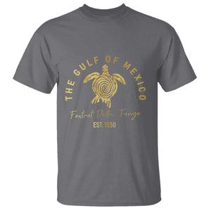 Gulf Of Mexico Turtle T Shirt Foxtrots Deltas Tangos TS02 Charcoal Print Your Wear