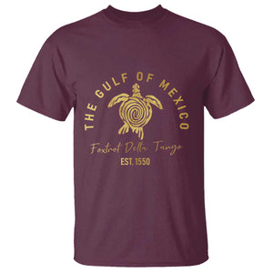 Gulf Of Mexico Turtle T Shirt Foxtrots Deltas Tangos TS02 Maroon Print Your Wear