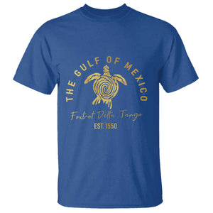 Gulf Of Mexico Turtle T Shirt Foxtrots Deltas Tangos TS02 Royal Blue Print Your Wear