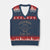 Gulf Of Mexico V-Neck Knit Sweater Vest Foxtrot Delta Tango FDT Resist TS02 Navy Red Print Your Wear