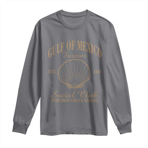 Gulf Of Mexico Long Sleeve Shirt Foxtrot Delta Tango FDT Resist TS02 Charcoal Print Your Wear