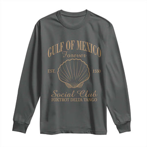 Gulf Of Mexico Long Sleeve Shirt Foxtrot Delta Tango FDT Resist TS02 Dark Heather Print Your Wear