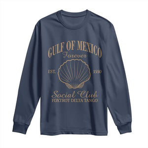Gulf Of Mexico Long Sleeve Shirt Foxtrot Delta Tango FDT Resist TS02 Navy Print Your Wear