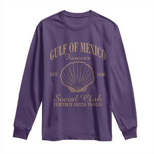 Gulf Of Mexico Long Sleeve Shirt Foxtrot Delta Tango FDT Resist TS02 Purple Print Your Wear
