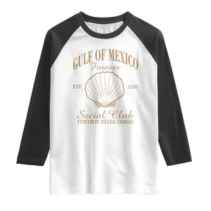 Gulf Of Mexico Raglan Shirt Foxtrot Delta Tango FDT Resist TS02 White Black Print Your Wear