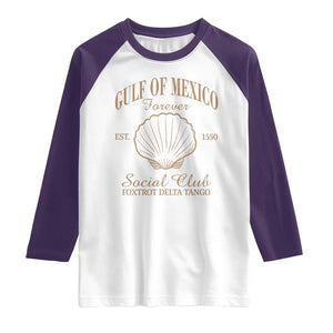 Gulf Of Mexico Raglan Shirt Foxtrot Delta Tango FDT Resist TS02 White Purple Print Your Wear