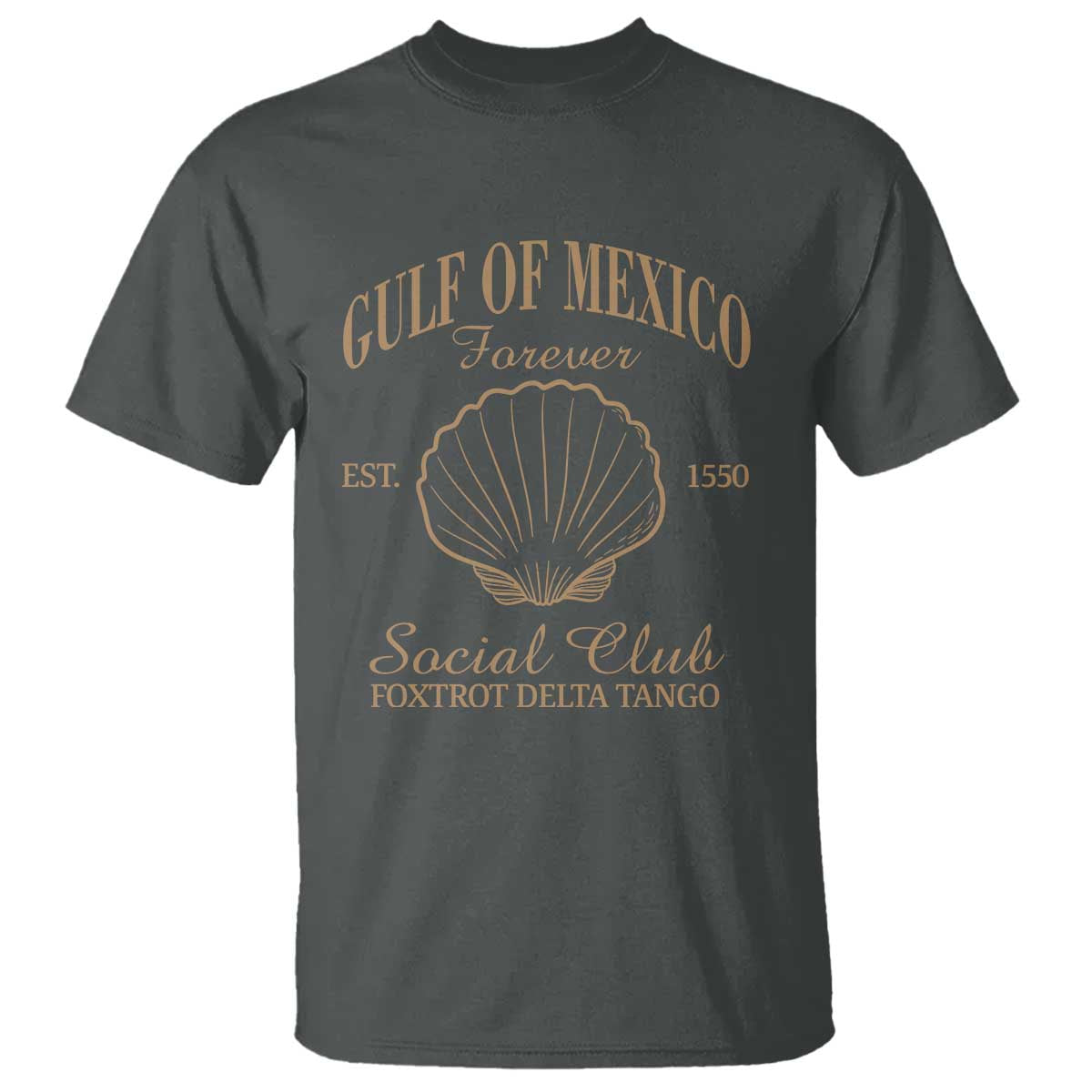 Gulf Of Mexico T Shirt Foxtrot Delta Tango FDT Resist TS02 Dark Heather Print Your Wear